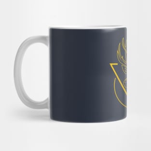 golden tribal deer Mug